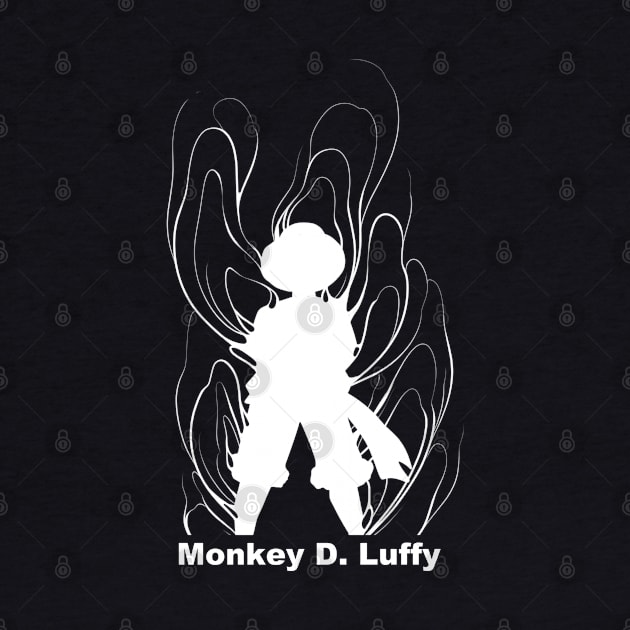 Monkey D. Luffy Silhoutte by mylistart